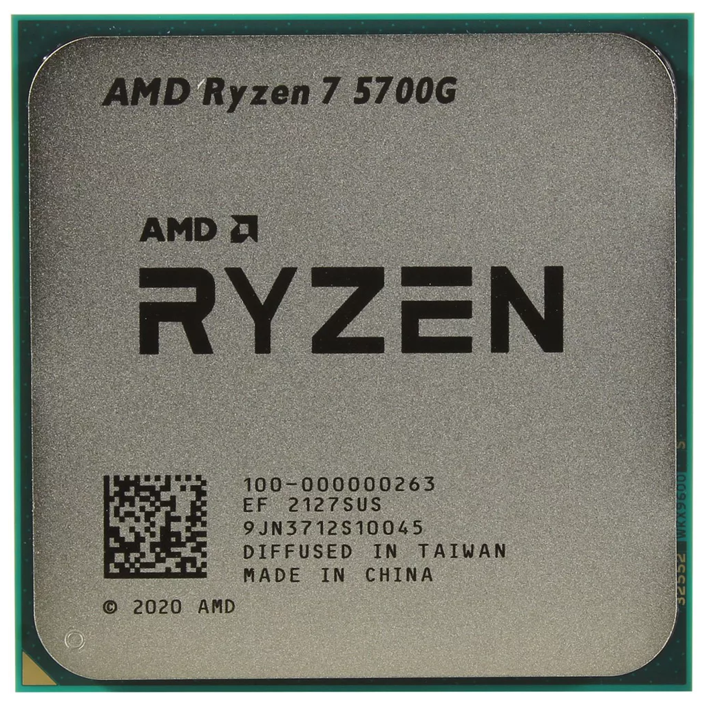 AMD Ryzen 7 5700G processor 3.8 GHz 16 MB L3