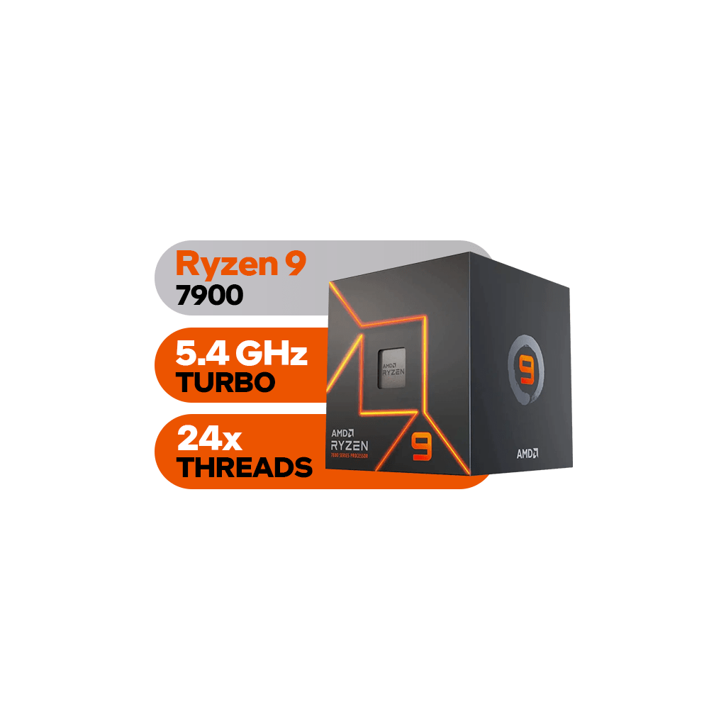 AMD Ryzen 9 7900 processor 3.7 GHz 64 MB L3 Box