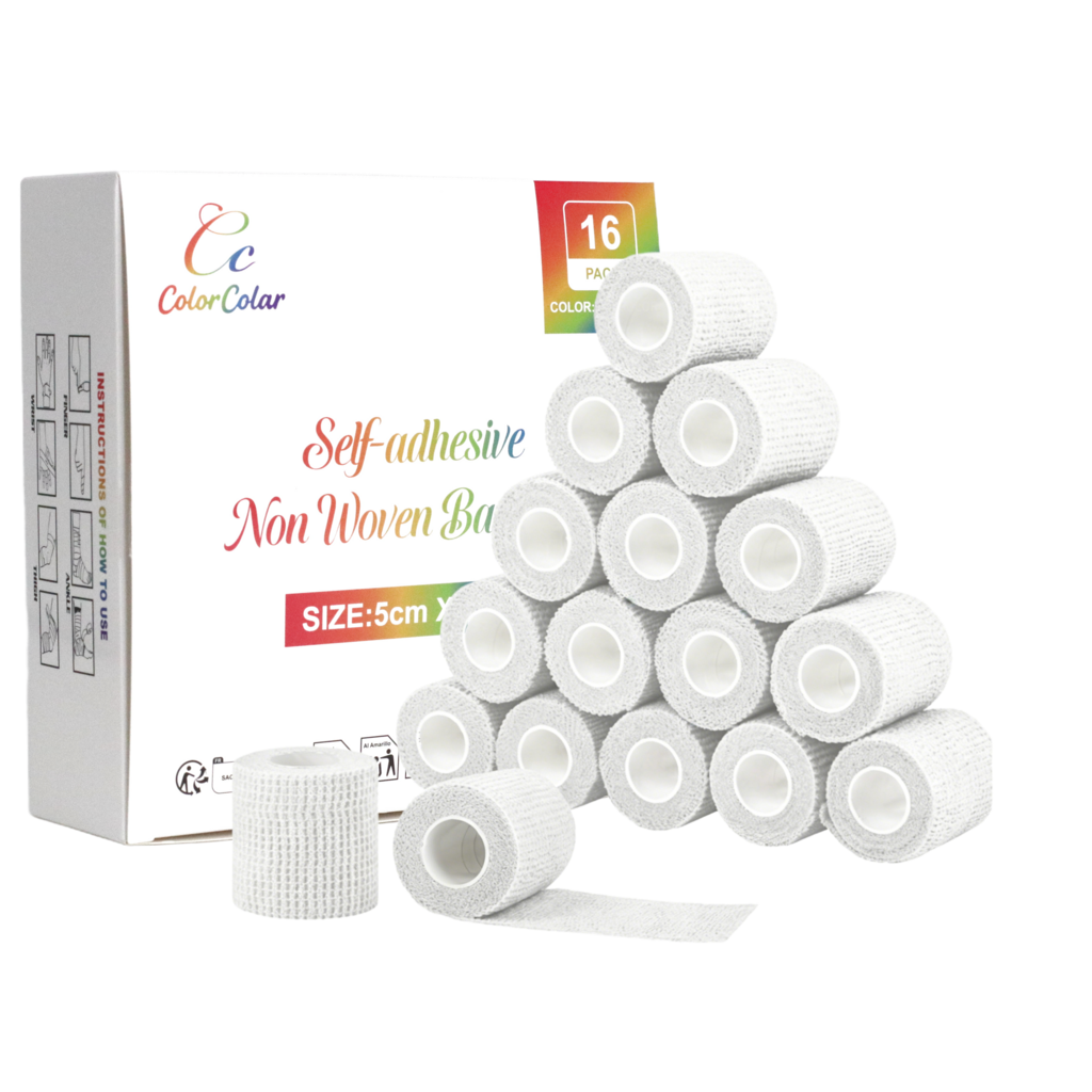 Self Adhesive Bandage Wrap white