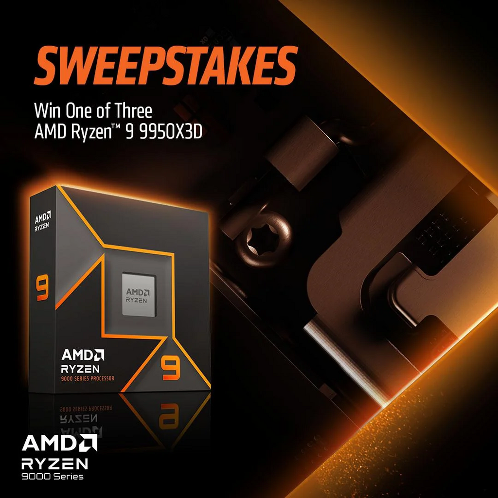 AMD Ryzen 9 9950X3D processor 4.3 GHz 144 MB L2 & L3 Box