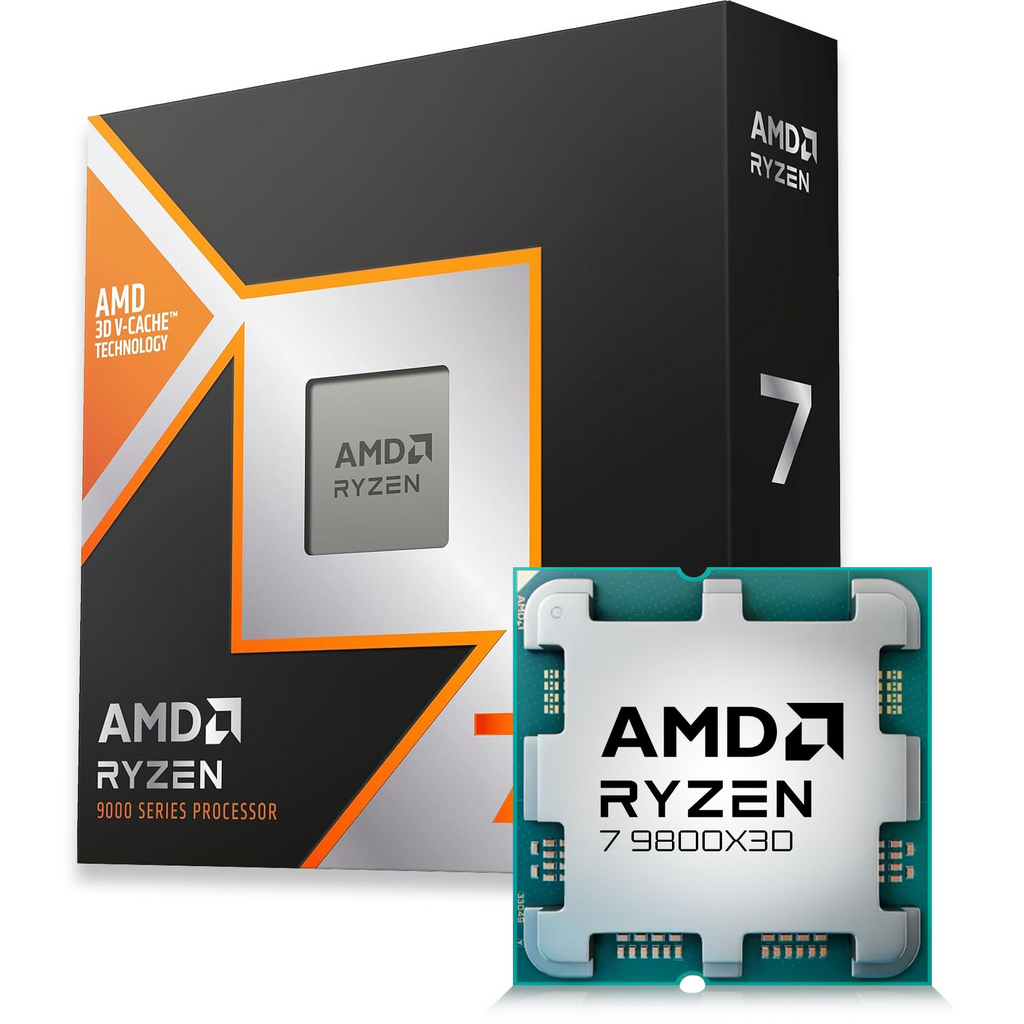 AMD Ryzen 7 9800X3D processor 4.7 GHz 104 MB L2 & L3 (100-100001084WOF) Box