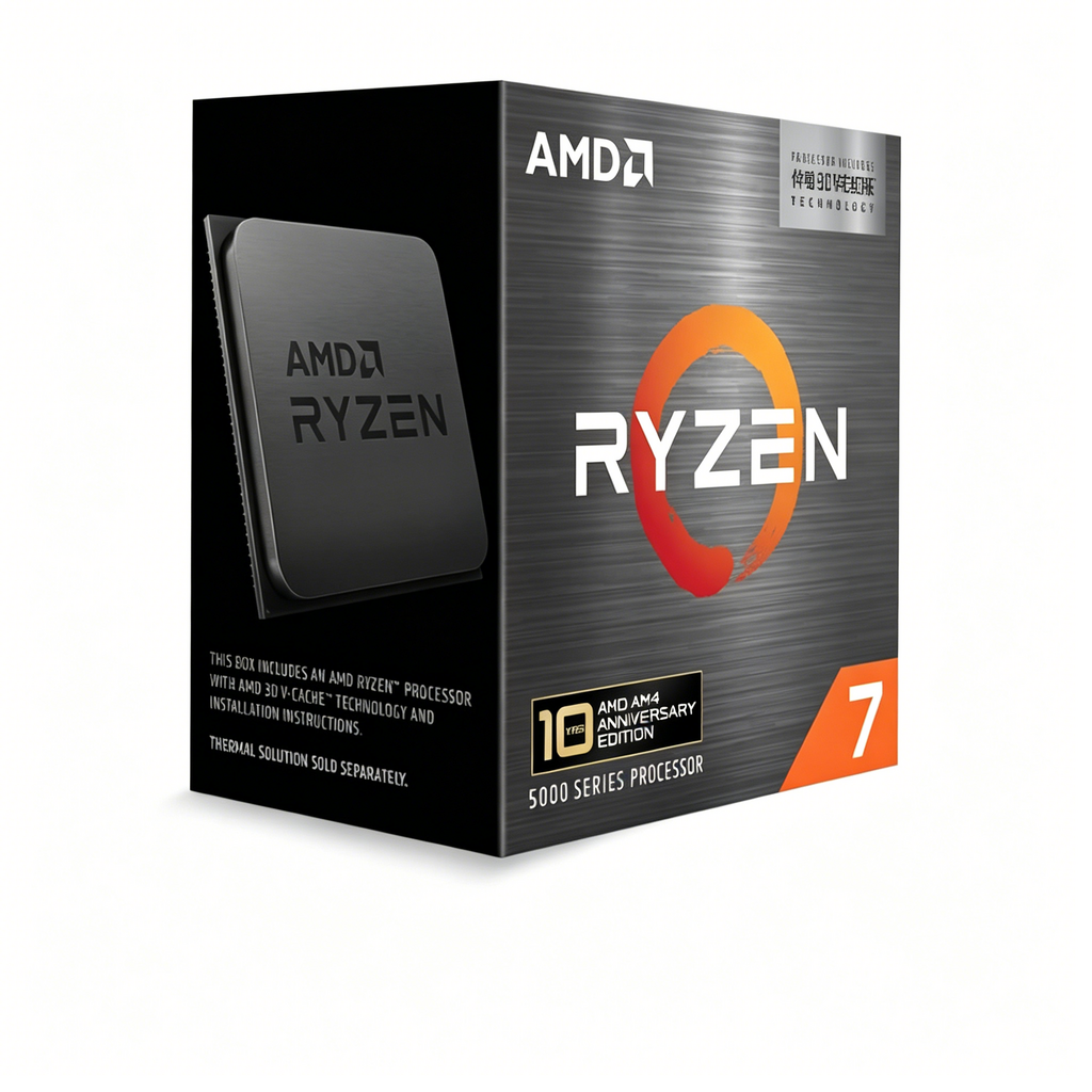 AMD Ryzen 7 5800X3D processor 3.4 GHz 96 MB L3 Box