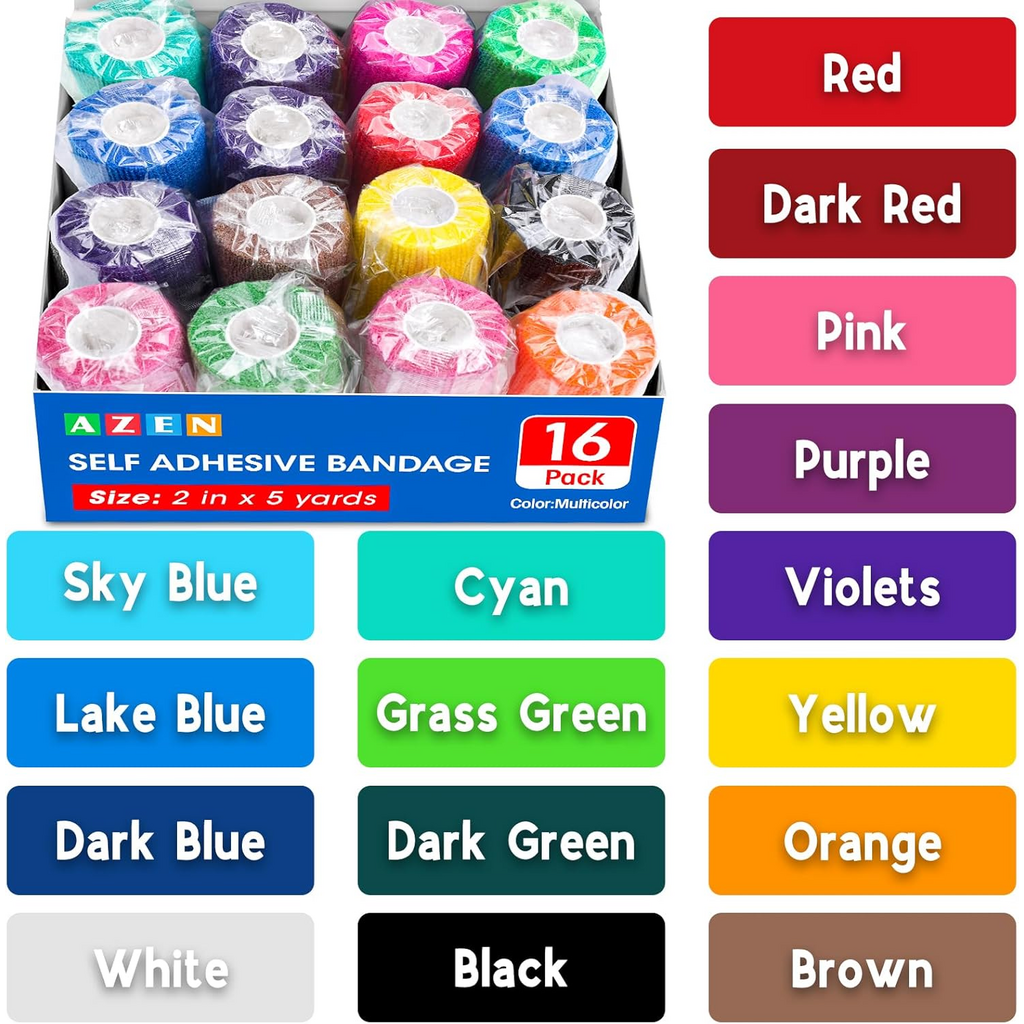 Self Adhesive Bandage Wrap multicolor