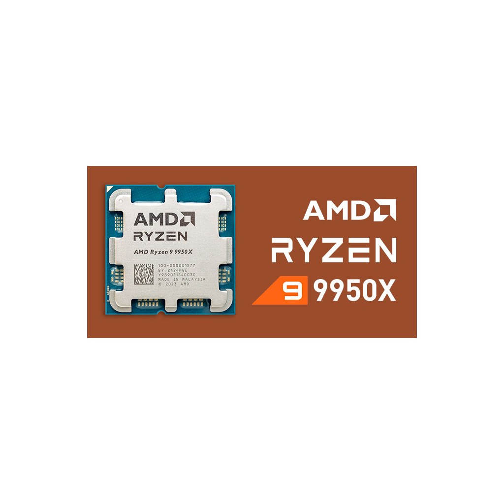AMD Ryzen 9 9950X processor 4.3 GHz 80 MB L2 & L3 Tray