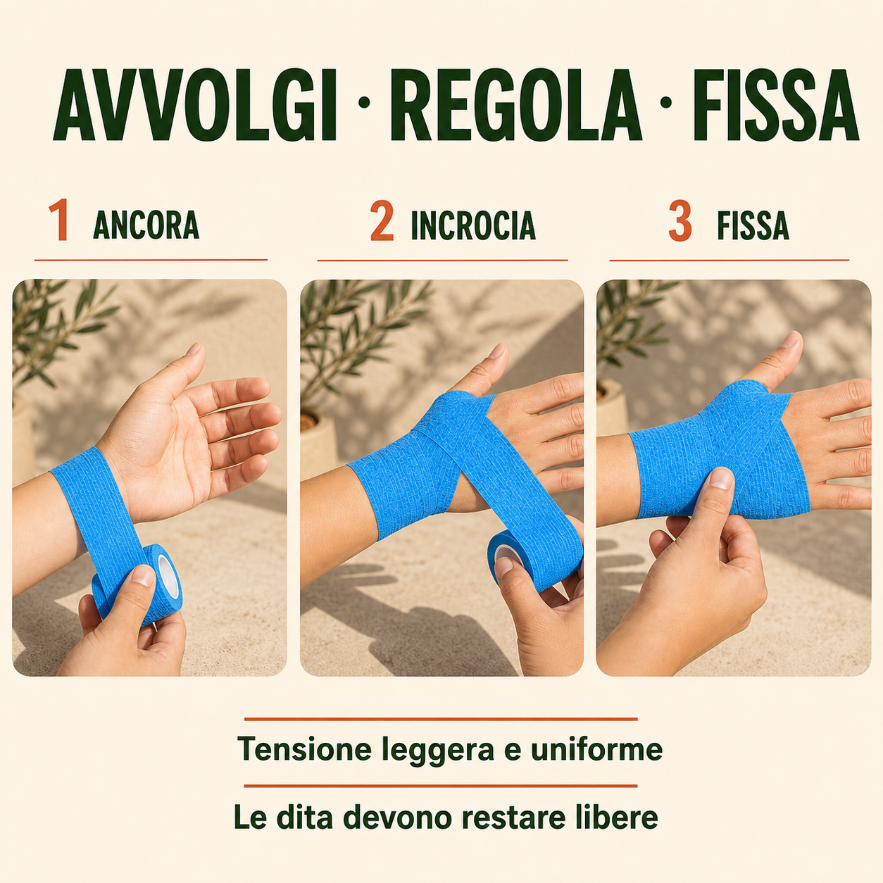 12 Rotoli di Bende Elastiche Coesive Colorate 5 cm × 4,5 m – Fasce Autoadesive per Sport, Polsi, Mani, Piedi, Ginocchia e Animali