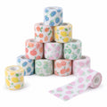 Bende coesive stampate Fruit ColorColar, 12 rotoli da 5 cm x 4,5 m, composizione a piramide