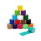 16 bende elastiche coesive ColorColar multicolore da 5 cm x 4,5 m