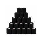20 bende elastiche coesive ColorColar nere da 5 cm x 4,5 m