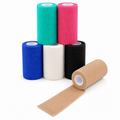 Sei bende coesive ColorColar da 10 cm in colori assortiti, disposte a piramide