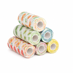 Sei bende coesive ColorColar da 10 cm con fantasie di frutta